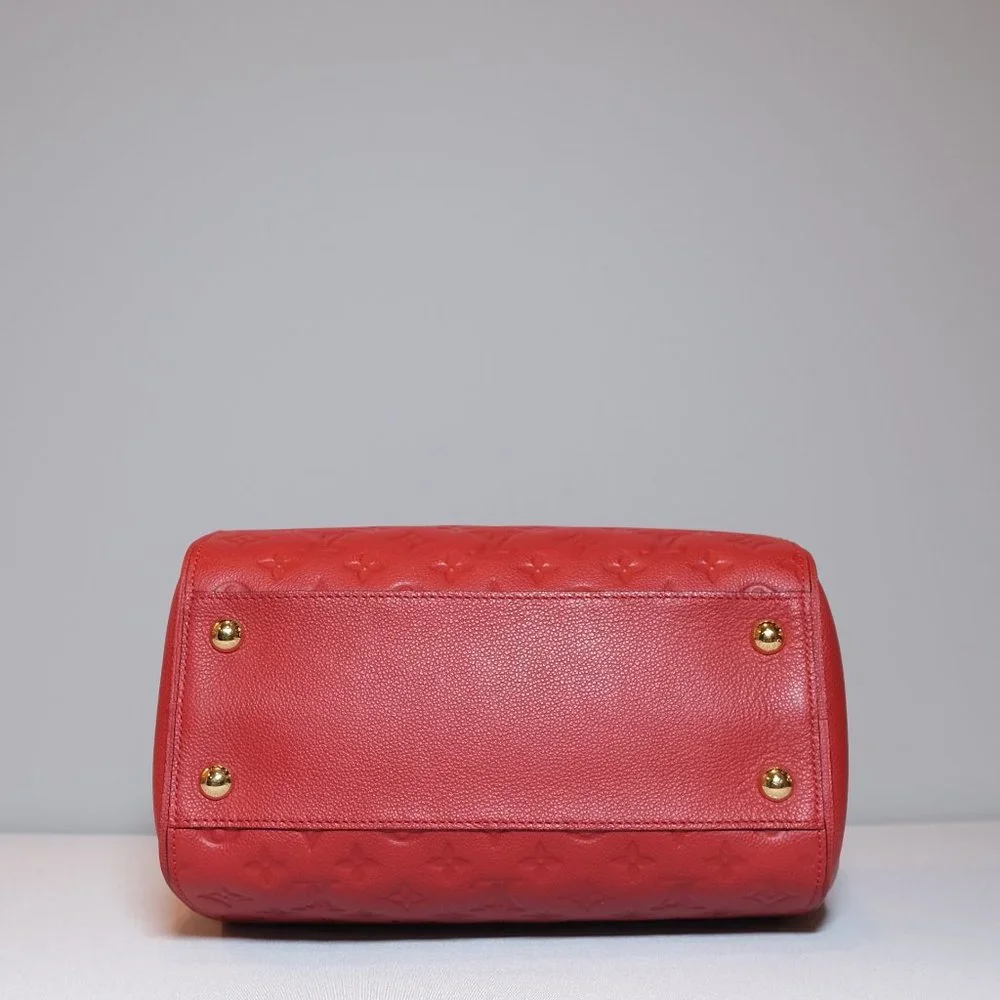 Louis Vuitton Red Monogram Trocadero Empreinte Leather Bag - Picture 7 of 11